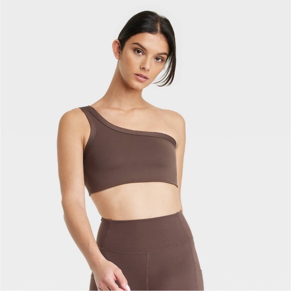 NWT! Women's Light Support Brushed Sculpt
Sports Bra - All in Motion  Brown XL